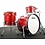 Ludwig Ludwig Classic Maple 20" Downbeat Drum Kit, Red Sparkle