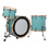 Vici Vici Aluminium 24" Drum Kit, Sea Foam Green