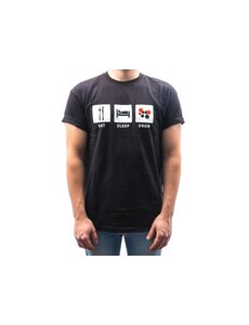 Graham Russell Drums GRD Eat Sleep Drum Medium T Shirt