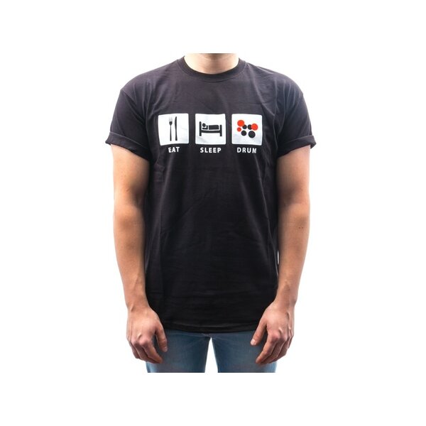 Graham Russell Drums GRD Eat Sleep Drum Medium T Shirt