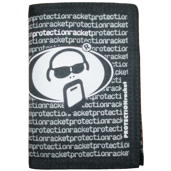 Protection Racket Protection Racket Black/White Logo Wallet