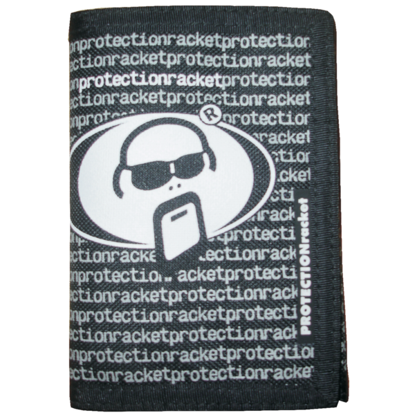 Protection Racket Black/White Logo Wallet Graham Russell Drums