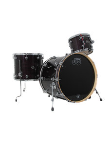 DW Drums DW Performance Series 22" Maple Drum Kit, Ebony Stain