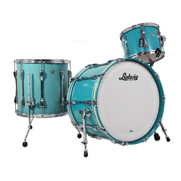 Ludwig Ludwig Classic Maple 22" Drum Kit, Heritage Blue