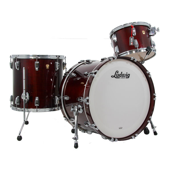 Ludwig Ludwig Classic Maple 22" FAB Drum Kit, Cherry Stain