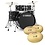 Yamaha Yamaha Rydeen 20" Fusion Drum Kit, Black Glitter w/HW680 Hardware Pack & Paiste 101 Cymbals