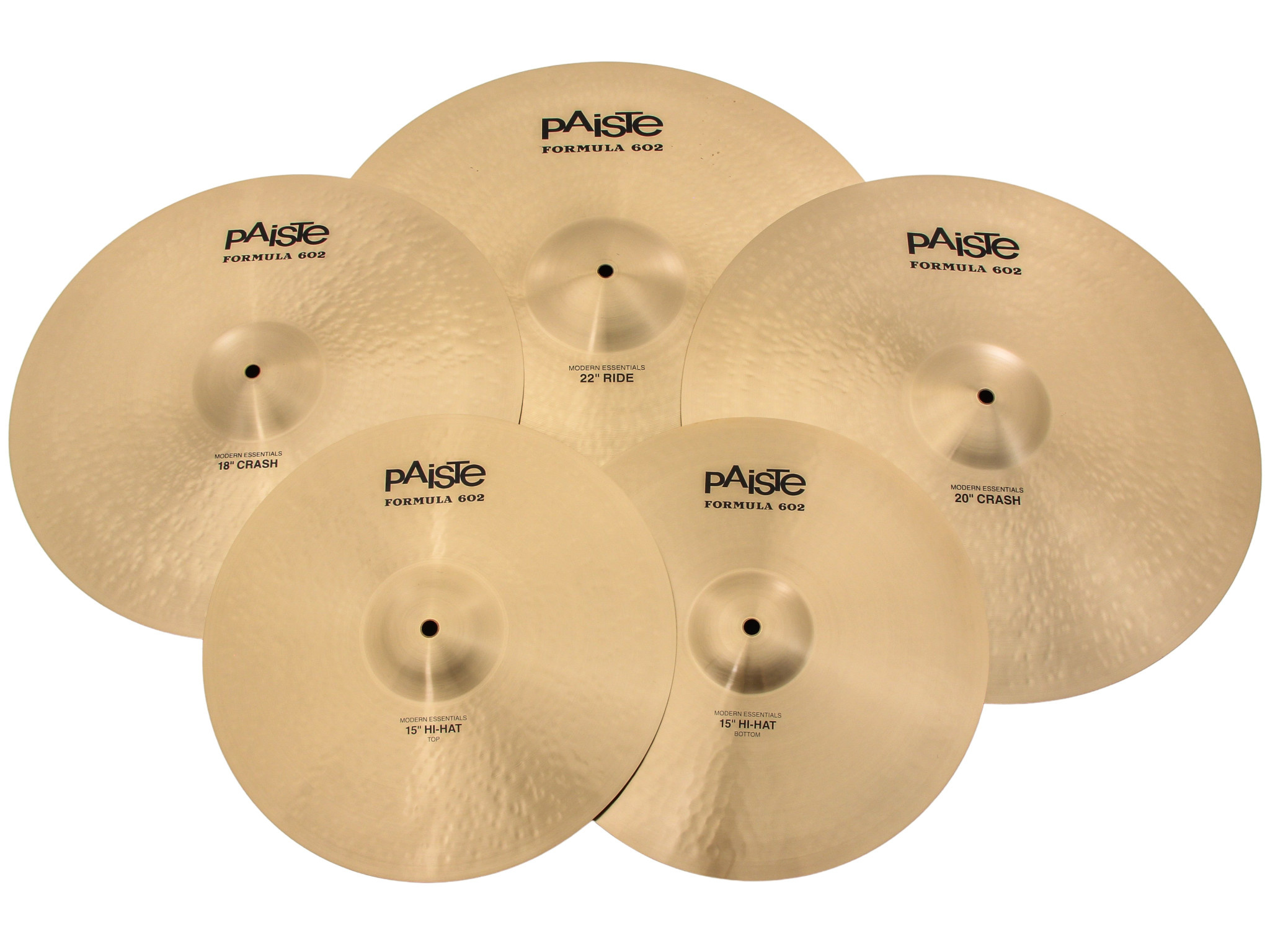 Paiste 602 Modern Essentials Series Cymbal Pack