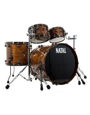 Natal Natal 'The Originals' 22" Walnut US Fusion X Drum Kit, Natural Walnut