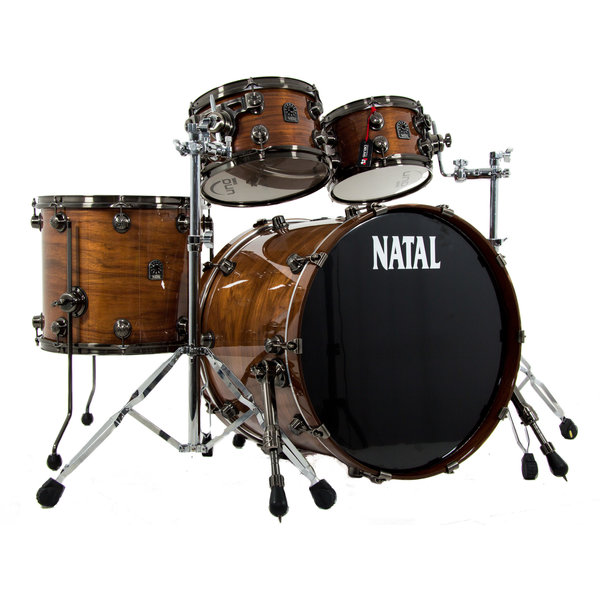 Natal Natal 'The Originals' 22" Walnut US Fusion X Drum Kit, Natural Walnut