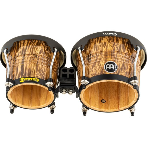 Meinl Meinl Marathon Designer Series 6 3/4" & 8" Wood Bongo, Leopard Burl