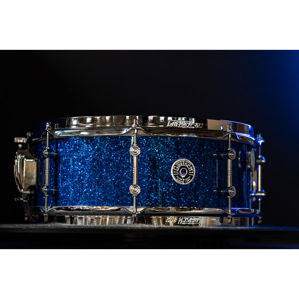 Gretsch Gretsch Mike Johnston Signature Limited Edition Brooklyn Standard 14" x 5.5" Snare Drum, Blue Glass