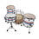 Sonor Sonor SQ2 22" Birch Drum Kit, White Lacquer w/ Red & Blue Racing Stripes