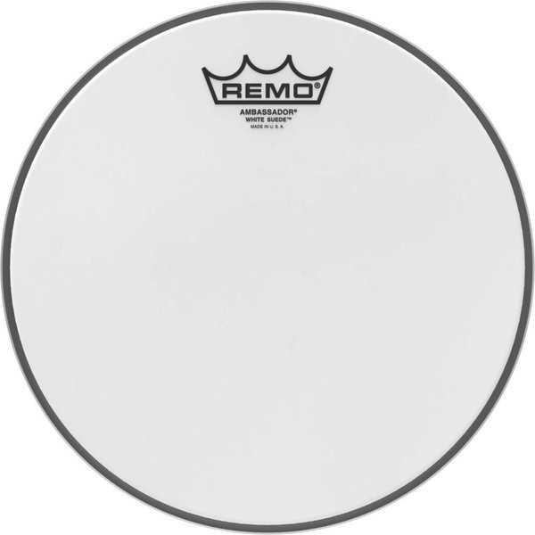 Remo Remo 10" Ambassador White Suede Drum Head