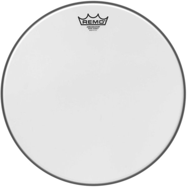 Remo Remo 16" Ambassador White Suede Drum Head