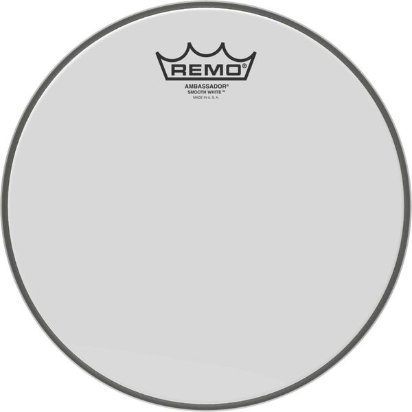 Remo Remo 10" Ambassador Smooth White Drum Head