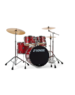 Sonor Sonor AQX 20” Studio Drum Kit, Red Sparkle w/ Cymbals & Hardware