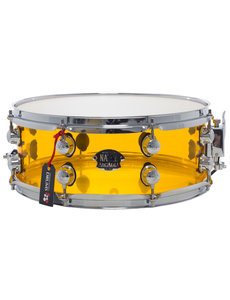 Natal Natal Arcadia 14" x 5.5" Acrylic Snare Drum, Transparent Orange