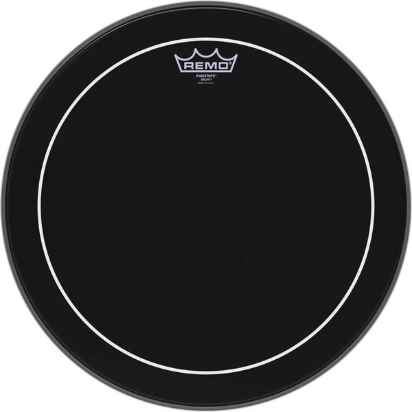 Remo Remo 16" Pinstripe Ebony Drum Head