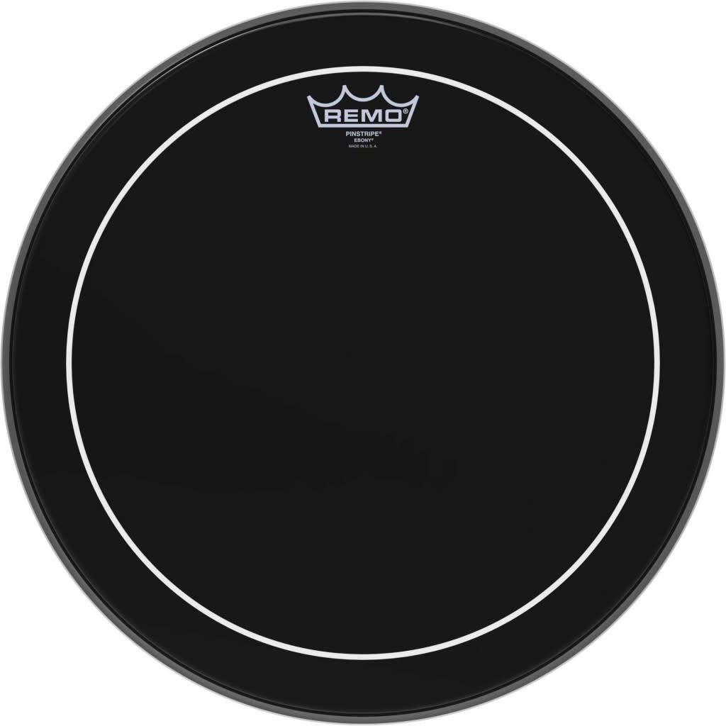 Remo 16" Pinstripe Ebony Drum Head Graham Russell Drums Graham Russell Drums