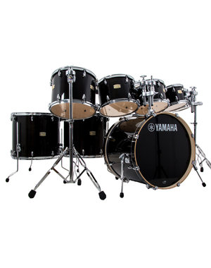 Yamaha Yamaha Stage Custom 22" Drum Kit, Raven Black