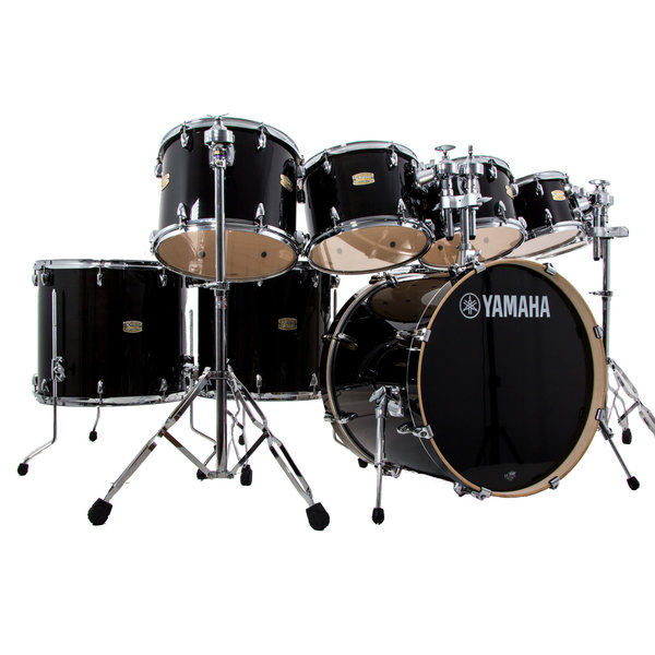 Yamaha Yamaha Stage Custom 22" Drum Kit, Raven Black