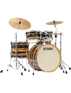 Tama Tama Superstar Classic 22" Maple Drum Kit, Natural Ebony Tiger