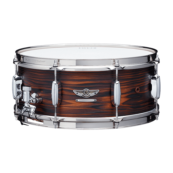 Tama Tama Star 14" x 6" Solid Japanese Cedar Snare Drum, Burnt Oiled Cedar