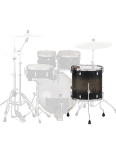 Pearl Pearl Decade Maple 14" x 14" Floor Tom Drum, Satin Black Burst