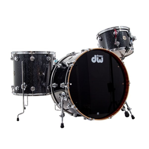 DW Drums DW Collectors 24" Contemporary Classic Drum Kit, Black Ice
