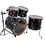 DW Drums DW Performance Series 22" Maple Drum Kit, Ebony Stain