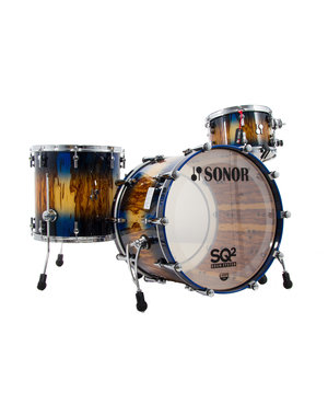 Sonor Sonor SQ2 22" Maple Drum Kit, Blue Fade Over African Marble
