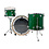 DW Drums DW Collectors 22" Maple Drum Kit, Green Glass