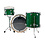 DW Drums DW Collectors 22" Maple Drum Kit, Green Glass