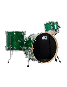 DW Drums DW Collectors 22" Maple Drum Kit, Green Glass