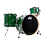 DW Drums DW Collectors 22" Maple Drum Kit, Green Glass