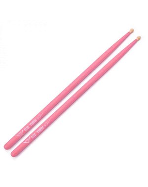 Vater Vater Players Design Elise Trouw Signature 7A Pink Wood Tip Drum Sticks