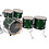 DW Drums DW Collectors Maple 22" Drum Kit, Emerald Satin Oil