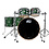 DW Drums DW Collectors Maple 22" Drum Kit, Emerald Satin Oil