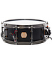 Hive Drums Hive 'The Worker' 14" x 5.5" Snare Drum, Black w/ Orange Gaskets