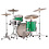 Ludwig Ludwig Classic Maple 20" Downbeat Drum Kit, Green Sparkle