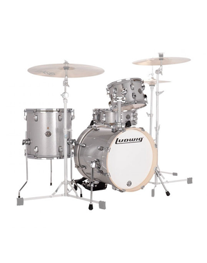 Ludwig Ludwig Questlove Breakbeats 16" Drum Kit, Silver Sparkle