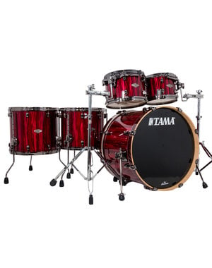 Tama Tama Starclassic Performer 22" Maple Birch Drum Kit, Crimson Red Waterfall