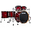 Tama Tama Starclassic Performer 22" Maple Birch Drum Kit, Crimson Red Waterfall