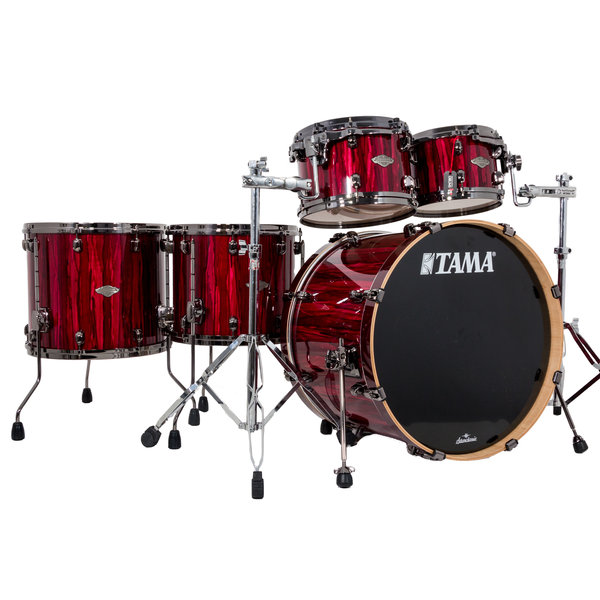 Tama Tama Starclassic Performer 22" Maple Birch Drum Kit, Crimson Red Waterfall