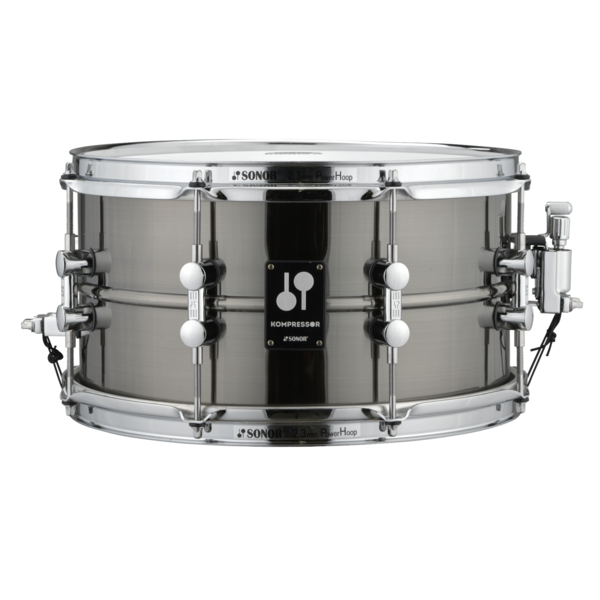 Sonor Sonor Kompressor 13" x 7" Brass Snare Drum, Black Nickel Plated