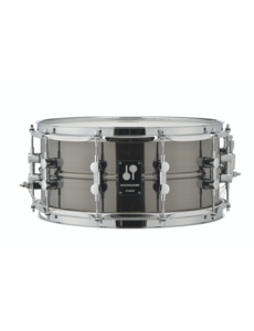 Sonor Sonor Kompressor 14" x 6.5" Brass Snare Drum, Black Nickel Plated