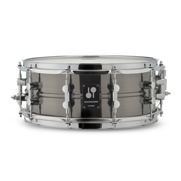 Sonor Sonor Kompressor 14" x 5.75" Brass Snare Drum, Black Nickel Plated