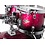 Tama Tama Starclassic 22" Walnut Birch Drum Kit, Molten Dark Raspberry Fade