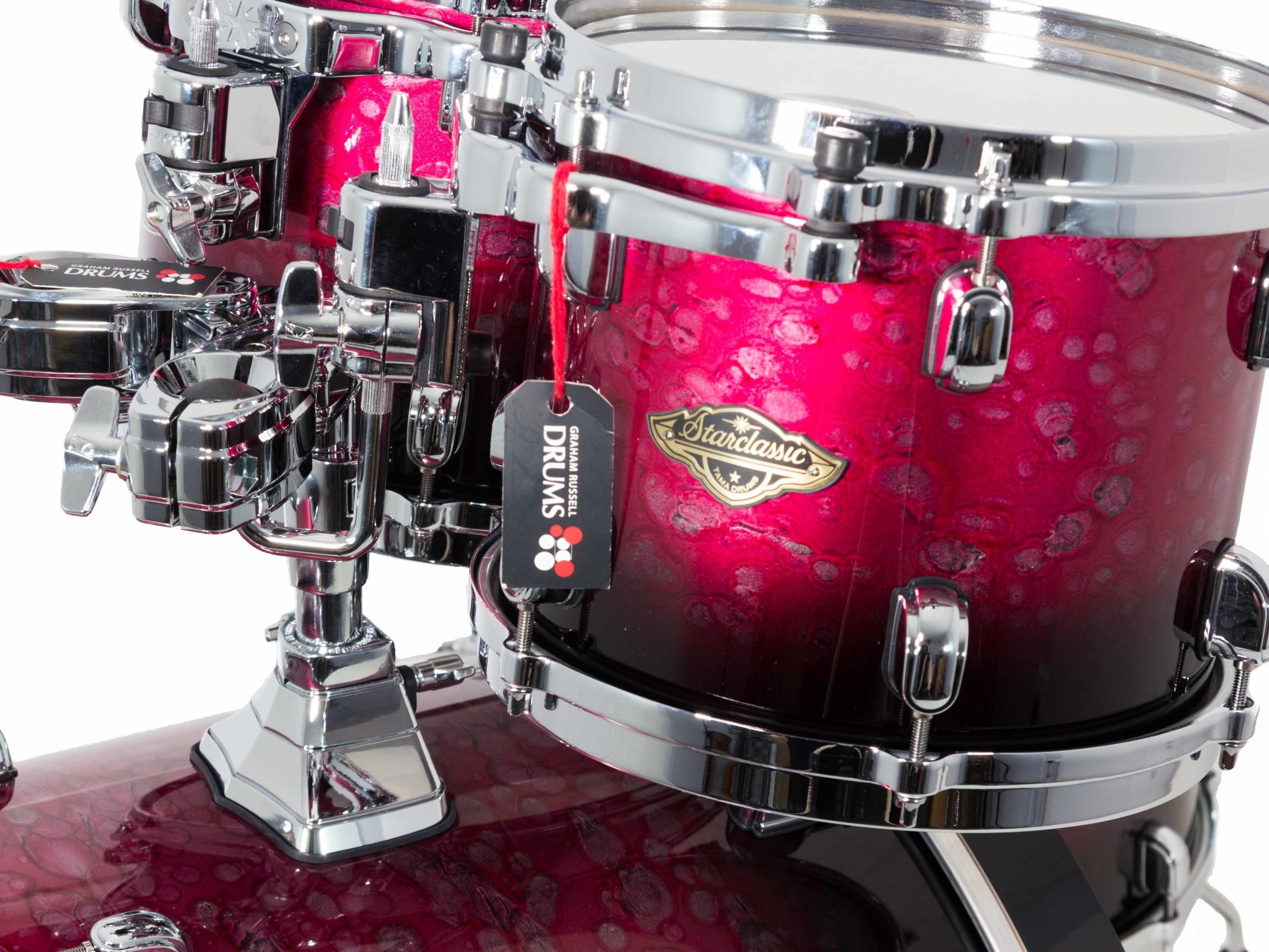 Tama Starclassic Kit Molten Dark Raspberry Fade | Graham Russell Drums -  Graham Russell Drums