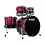 Tama Tama Starclassic 22" Walnut Birch Drum Kit, Molten Dark Raspberry Fade